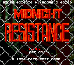Заставка игры Midnight Resistance